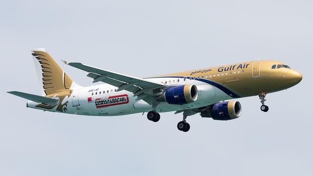 A9C-AF:Airbus A320-200:Gulf Air
